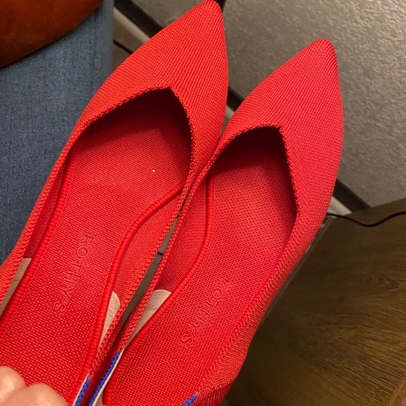 Rothy's "The Point Flat" in Chili Red (Retired Color) | Size 9 - Picture 3 of 6